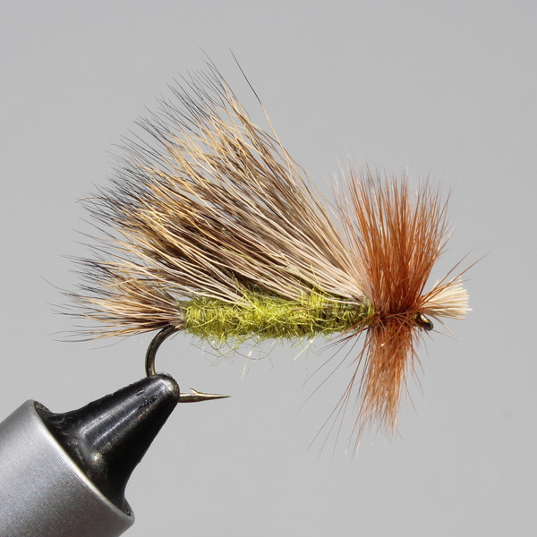 thumbnail image 2 of 18 Sedge Dry Trout Flies – Brown, Silver & Olive Assortment, Size 10 2 of 5