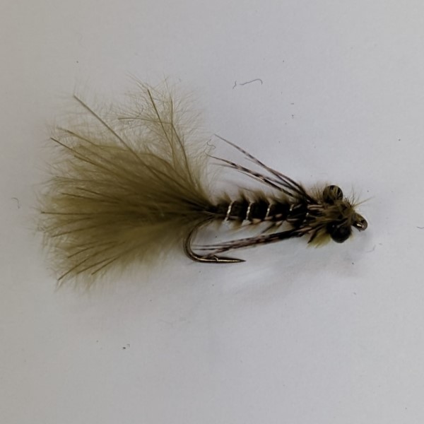 Powder Damsel – Olive – Little Fort Fly and Tackle
