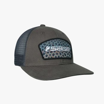 Sage Patch Trucker Hat – Brown Trout – Little Fort Fly and Tackle