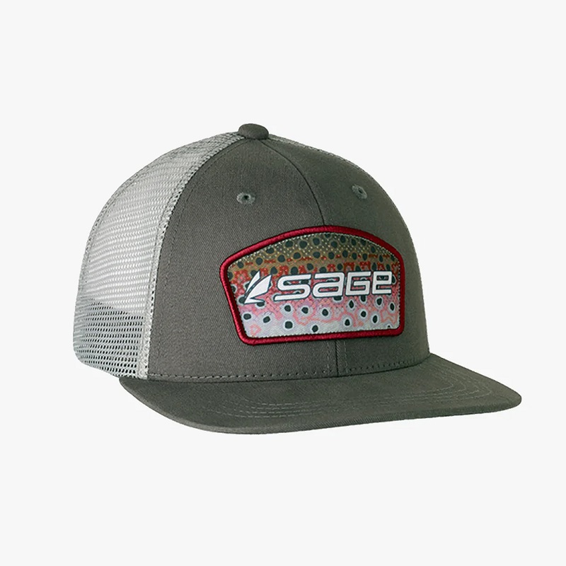 Sage Patch Trucker Hat – Rainbow – Little Fort Fly and Tackle