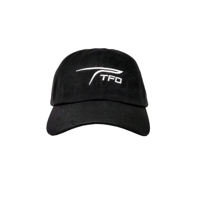 TFO Logo Ball Cap – Black – Little Fort Fly and Tackle